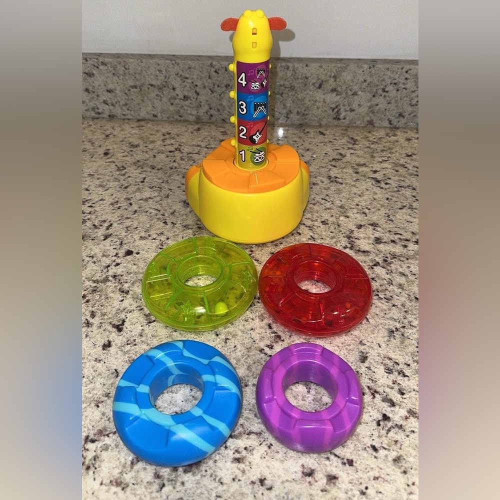Infantino Stacking Rings Music Lights - Picture 2 of 2